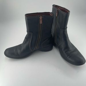 TIMBERLAND Women's Zip Ankle Boots Sz 7 Black